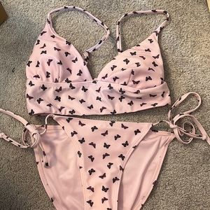 Aépostale two piece butterfly bikinis set